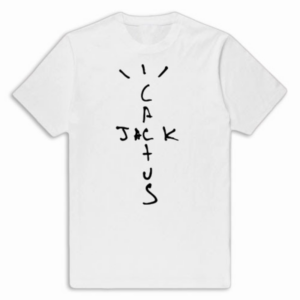 Cactus Jack Letters White T-Shirt